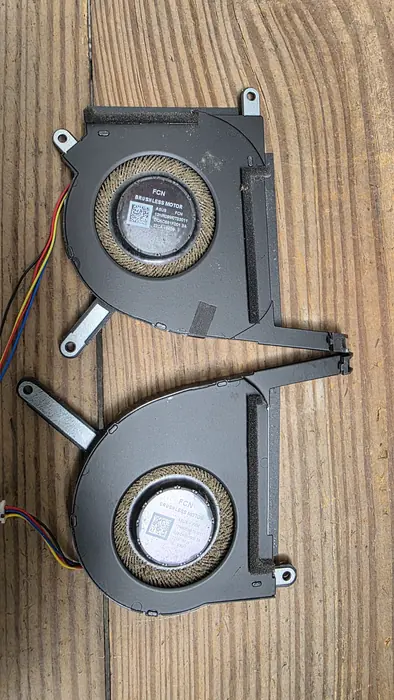 Ventiladores obstruidos